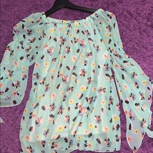 floral blouse